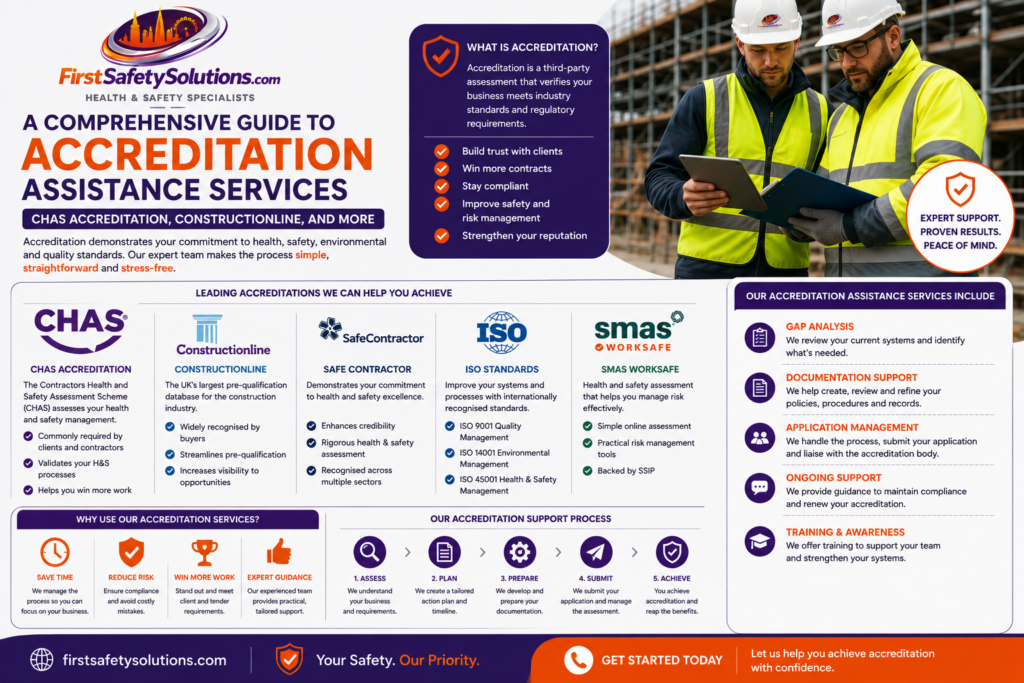 accreditation assistance services for UK businesses