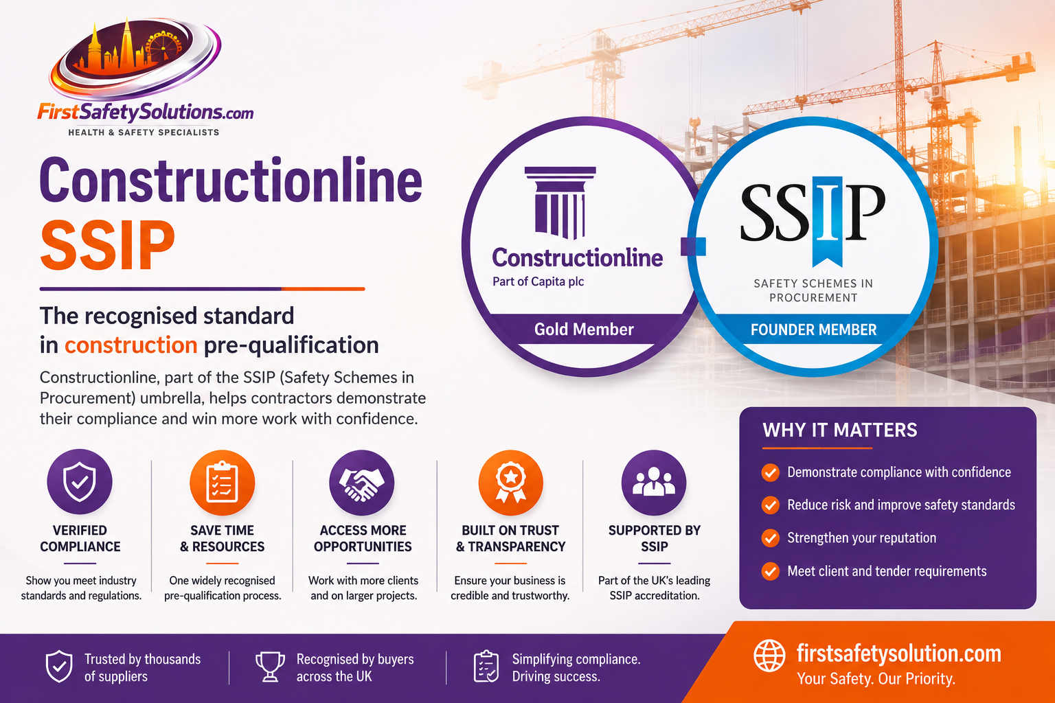 Constructionline SSIP accreditation for UK contractors