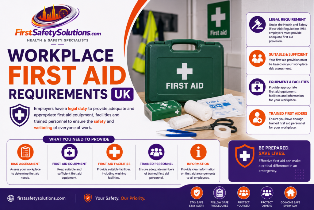 workplace first aid requirements for UK businesses