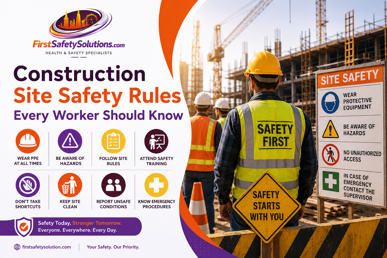 construction site safety rules