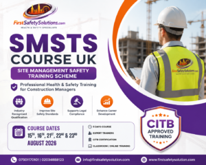 SMSTS Course UK August 2026 Site Management Safety Training