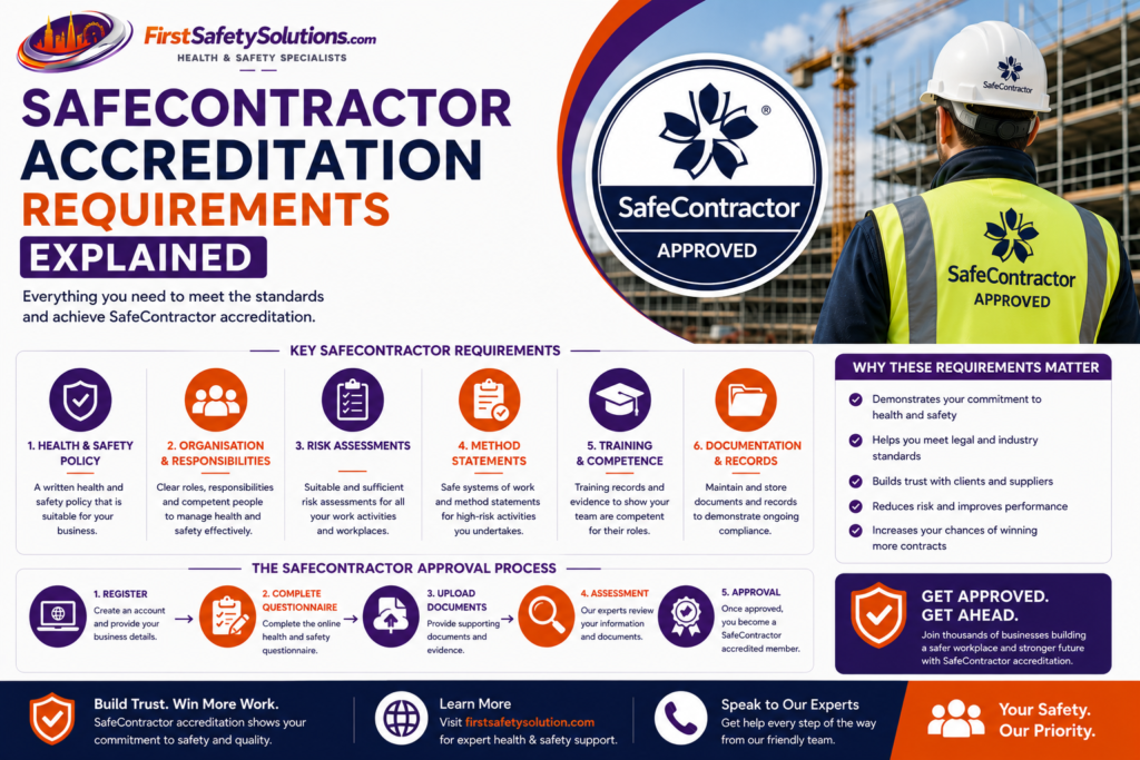 SafeContractor Requirements guide for UK contractors