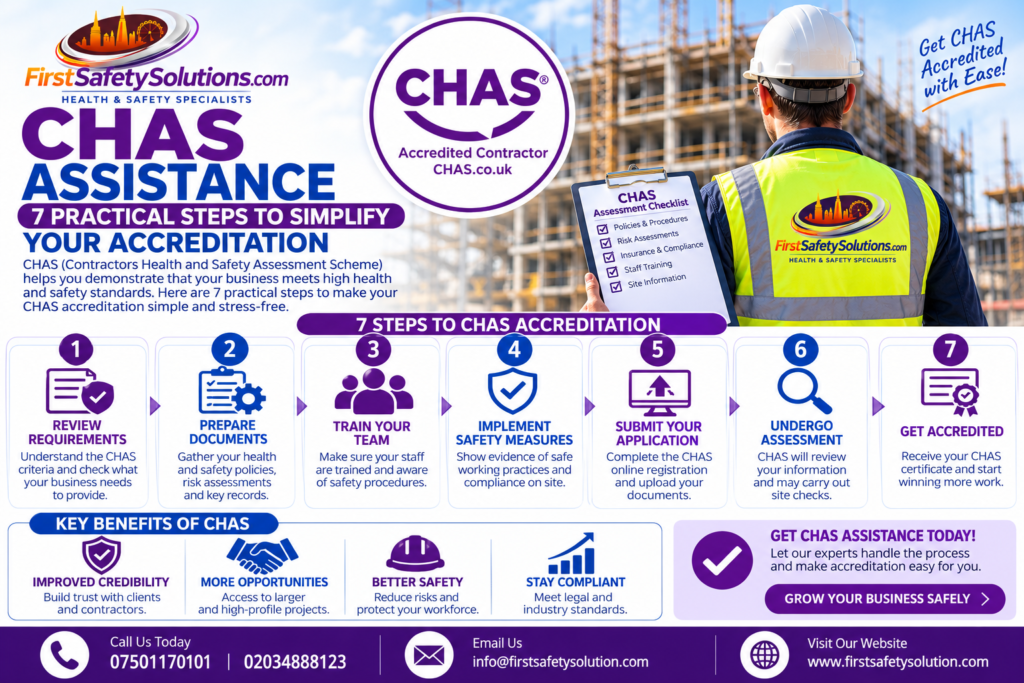 CHAS Assistance for UK contractors preparing their accreditation application