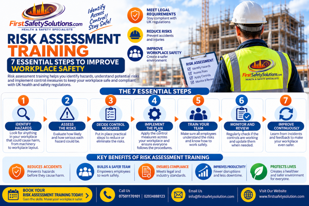 Risk Assessment Training helping workers identify workplace hazards and control risks