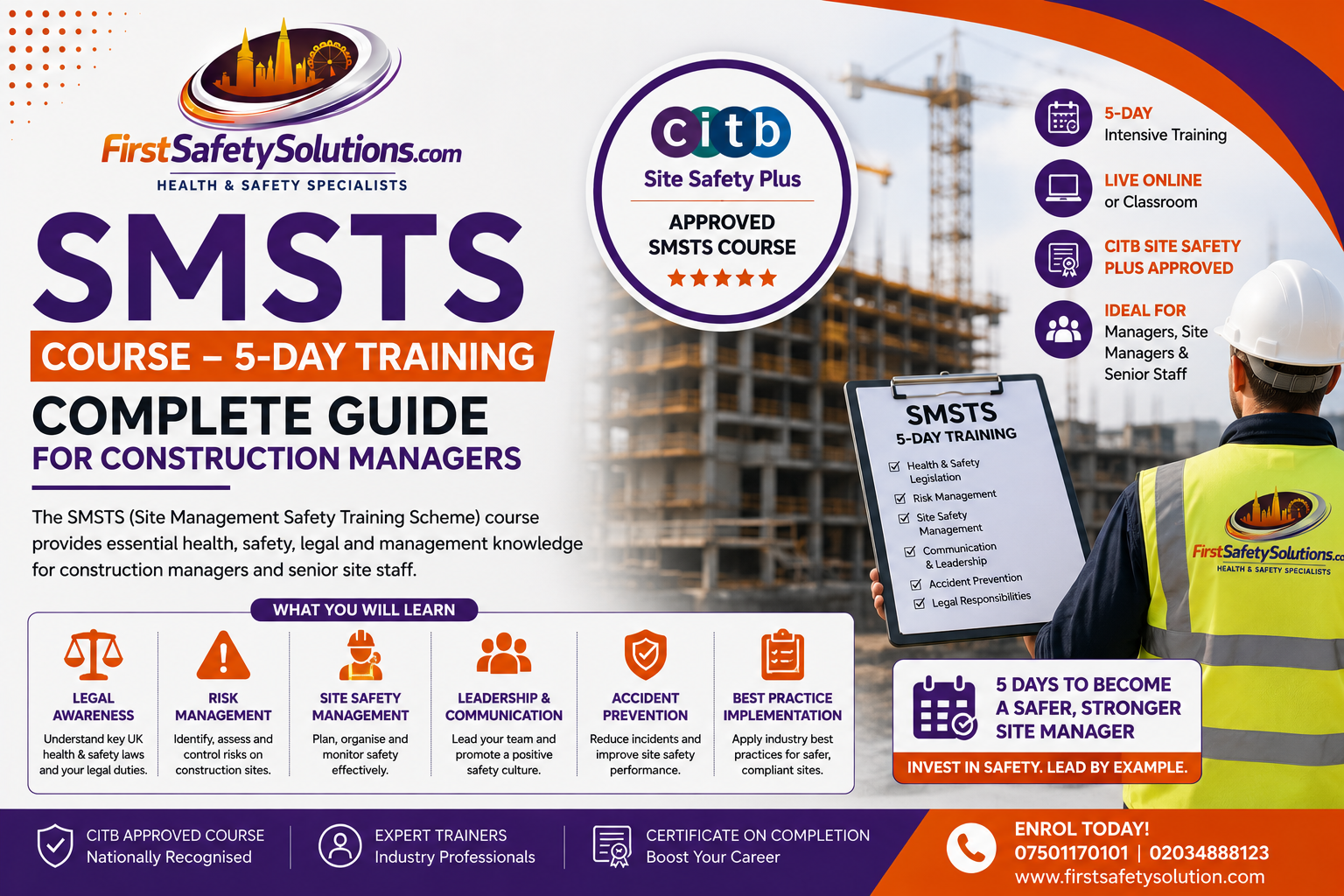 SMSTS Course – 5-Day Training
