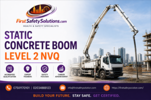 Static Concrete Boom Level 2 NVQ