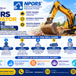 NPORS Excavator Course training for safe excavator operation on construction sites